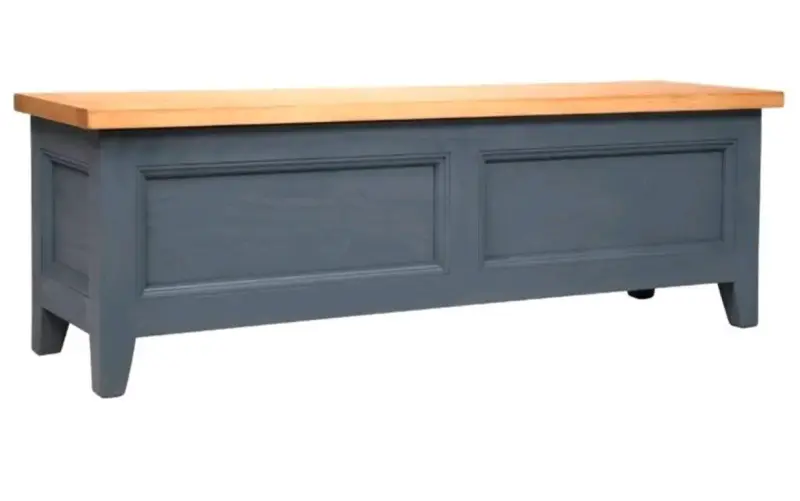 Banqueta Baúl Osorno de Madera. - 4