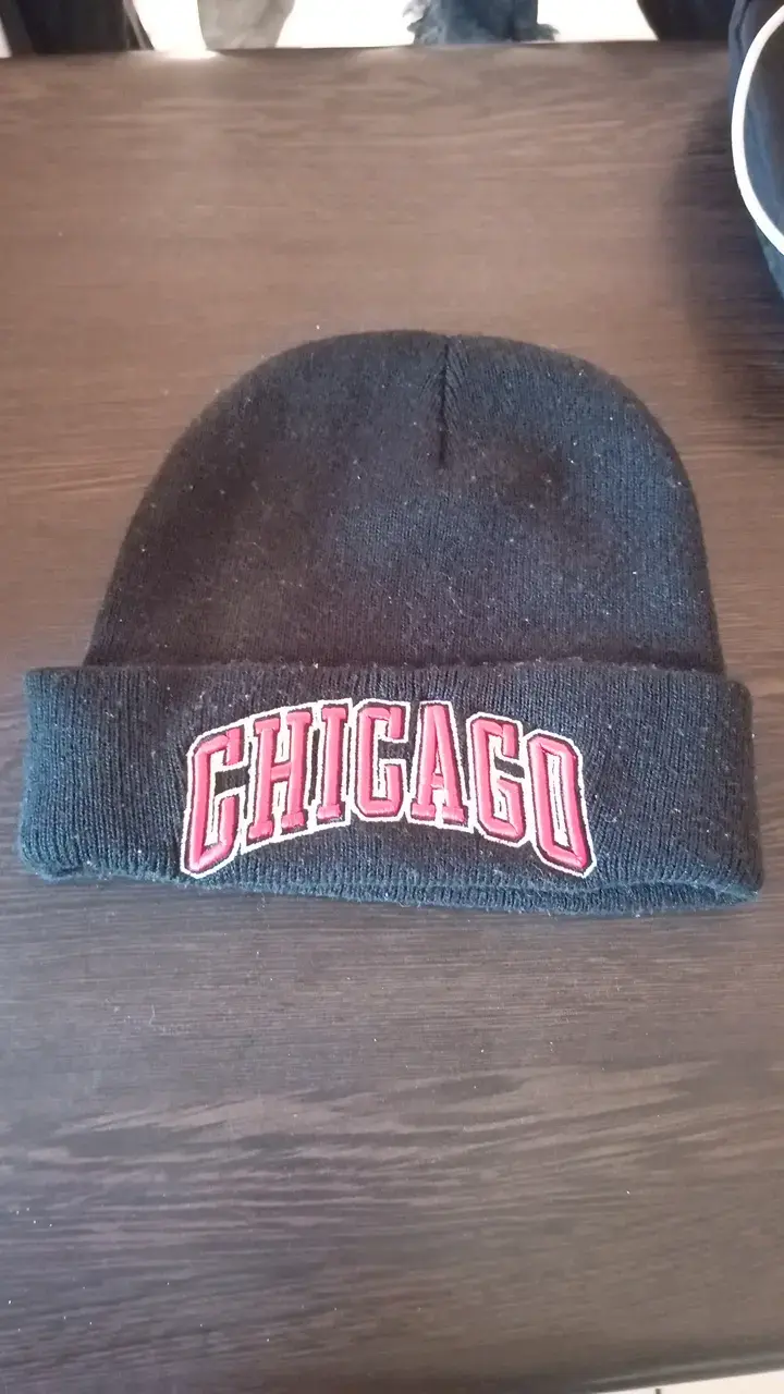 Gorro de lana negro Chicago - 1