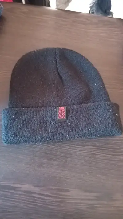 Gorro de lana negro Chicago - miniatura 2