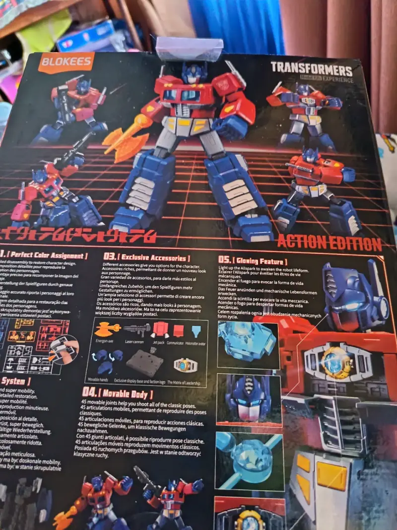Figura de acción Optimus Prime  megatron para arma - 3