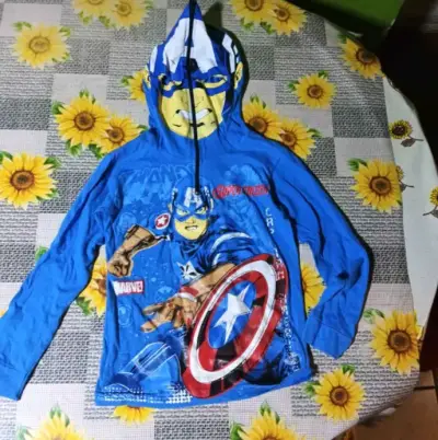 Polerón con capucha Capitán América para niño - miniatura 1
