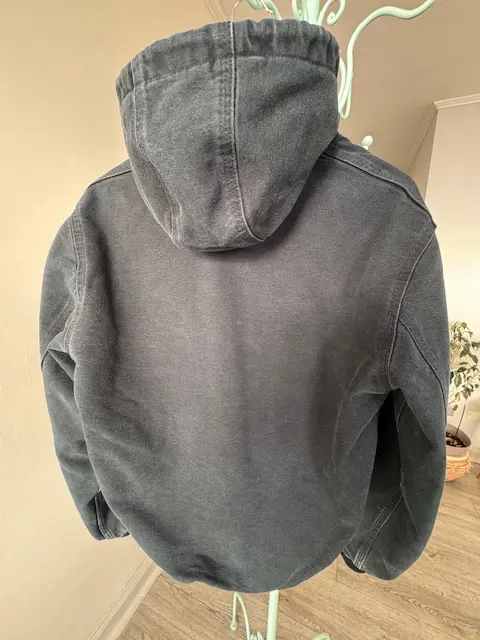 Chaqueta Carhartt con capucha color verde petróleo - 2