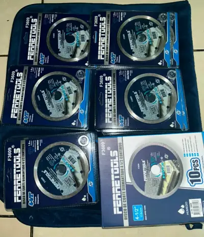 Set  de Discos de Corte Diamantado Ferretools 4 1/ - miniatura 1