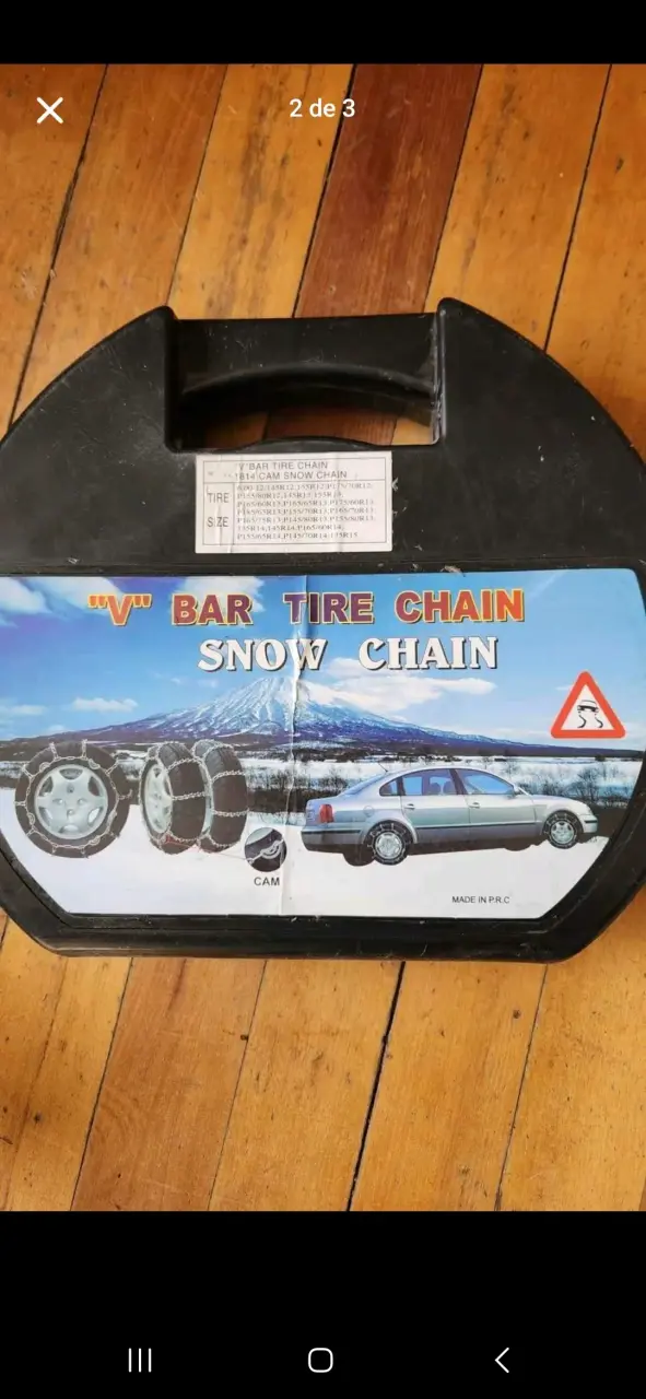 Cadenas para neumáticos de nieve V Bar Tire Chain - 2