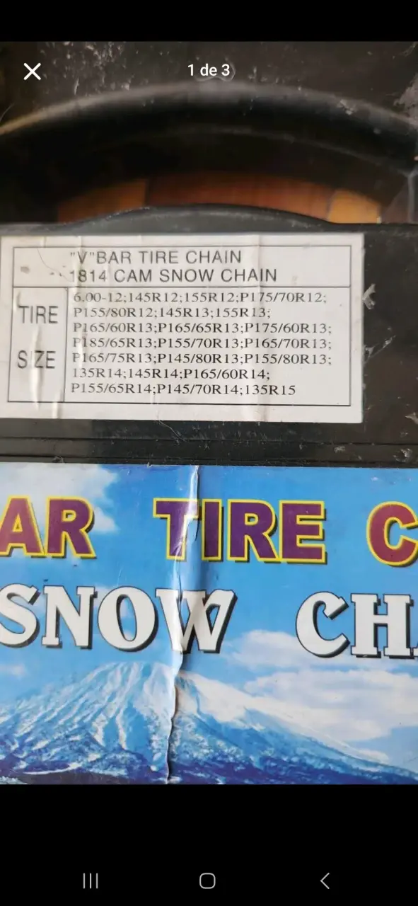 Cadenas para neumáticos de nieve V Bar Tire Chain - 3