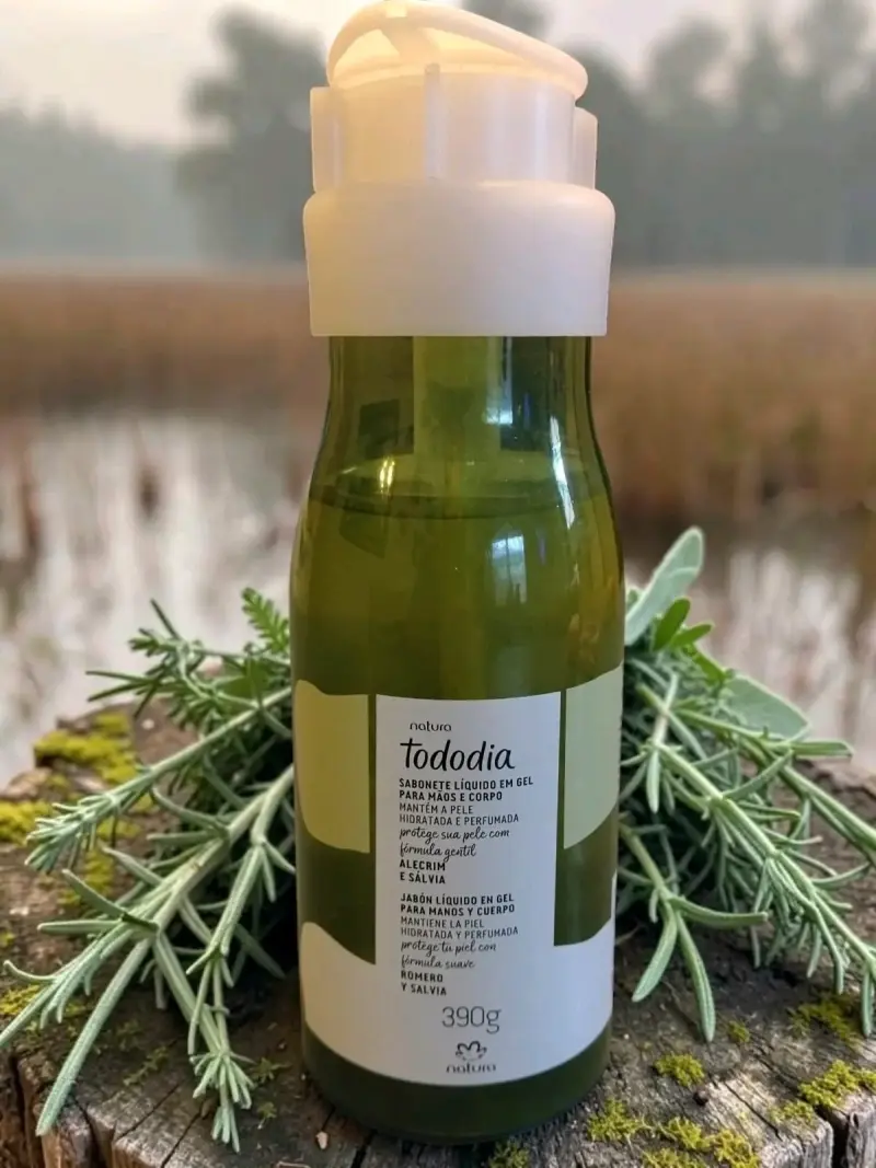 Jabón Líquido Natura Tododia Romero y Salvia 390g