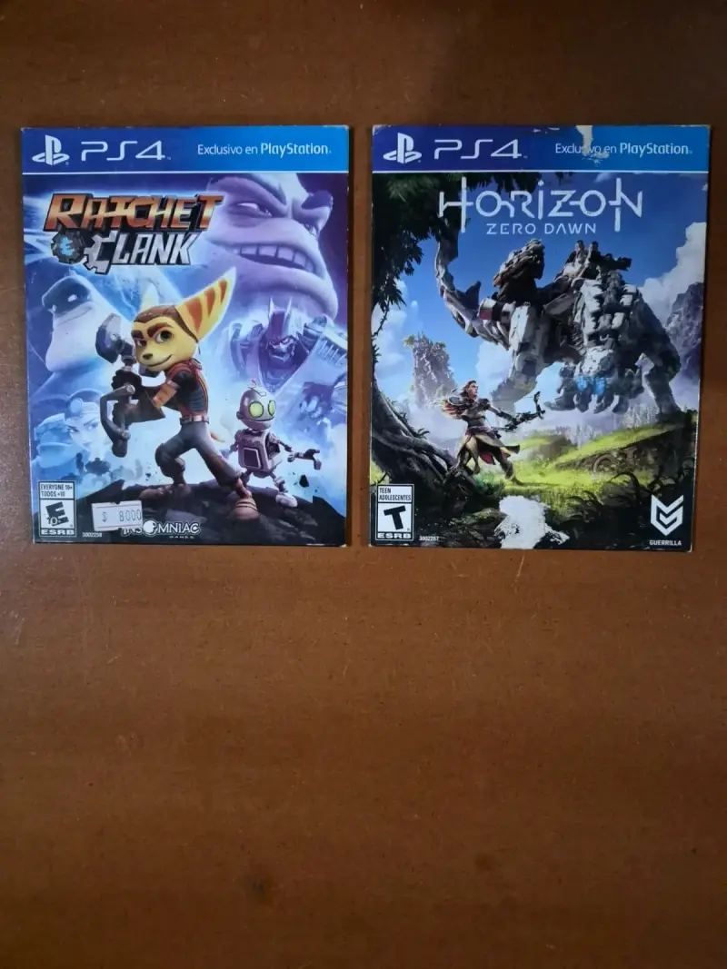 Juegos PS4 Ratchet & Clank y Horizon Zero Dawn