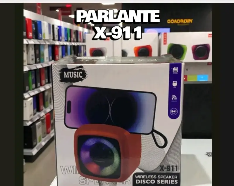 Parlante Bluetooth Miniatura X-911 con Sonido Potente - 4