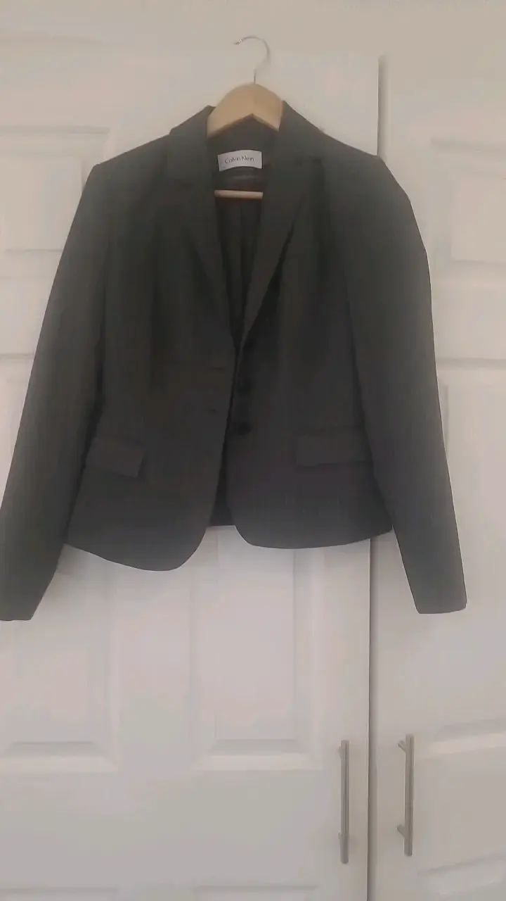 Blazer negro elegante para mujer Calvin Klein