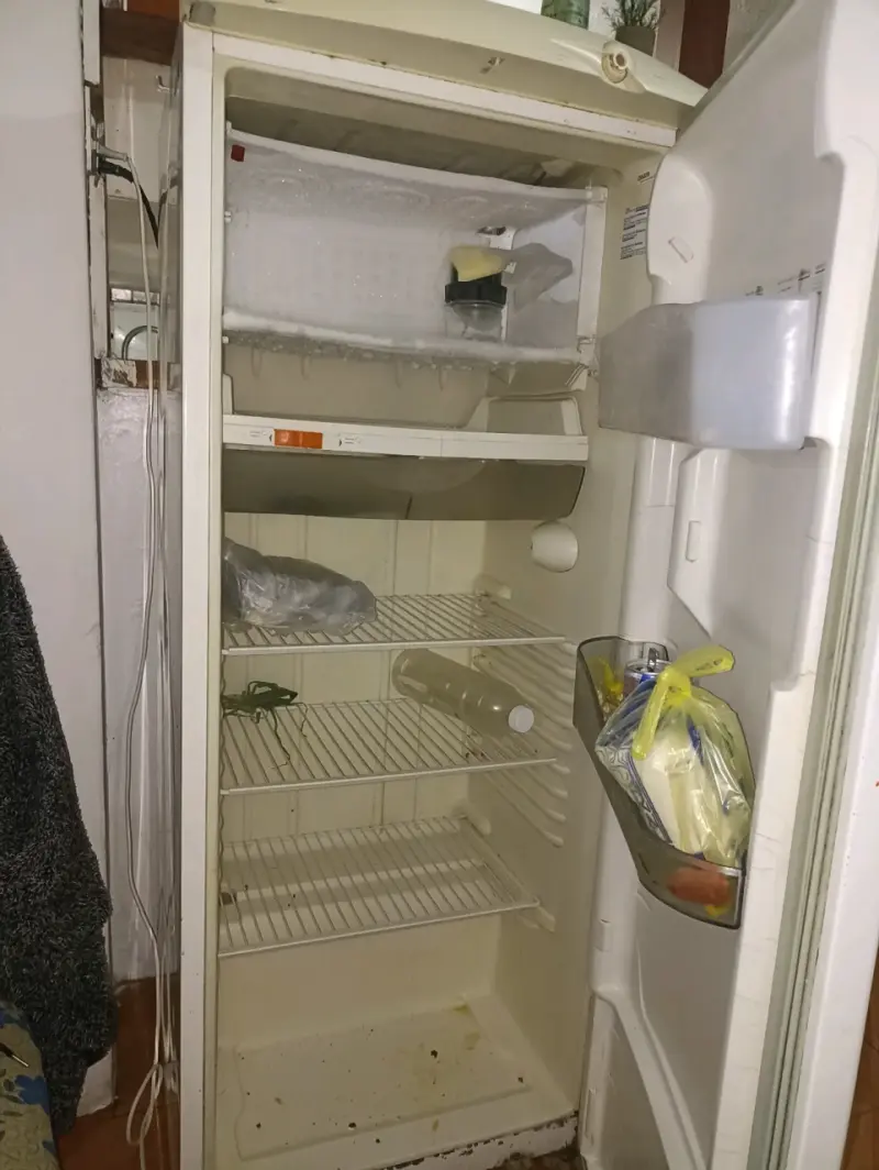 Refrigerador vertical blanco en buen estado - 2