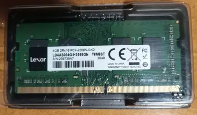 Par de Memorias RAM Lexar 4GB DDR4 2666MHz SODIMM - miniatura 2
