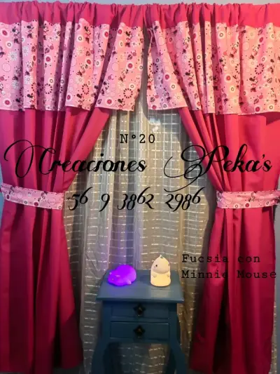 Cortinas infantiles temáticas con personajes - miniatura 2