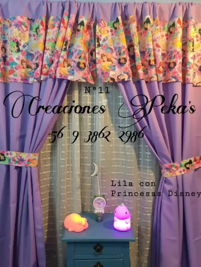 Cortinas infantiles temáticas con personajes - miniatura 5