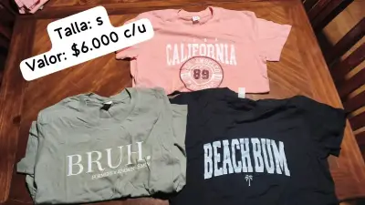 Pack de Poleras Estampadas Talla S - miniatura 1