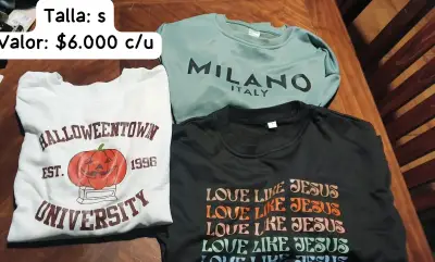Pack de Poleras Estampadas Talla S - miniatura 3