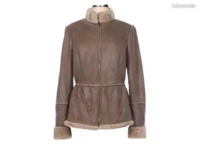 Chaqueta de cuero  Sisley - miniatura 1