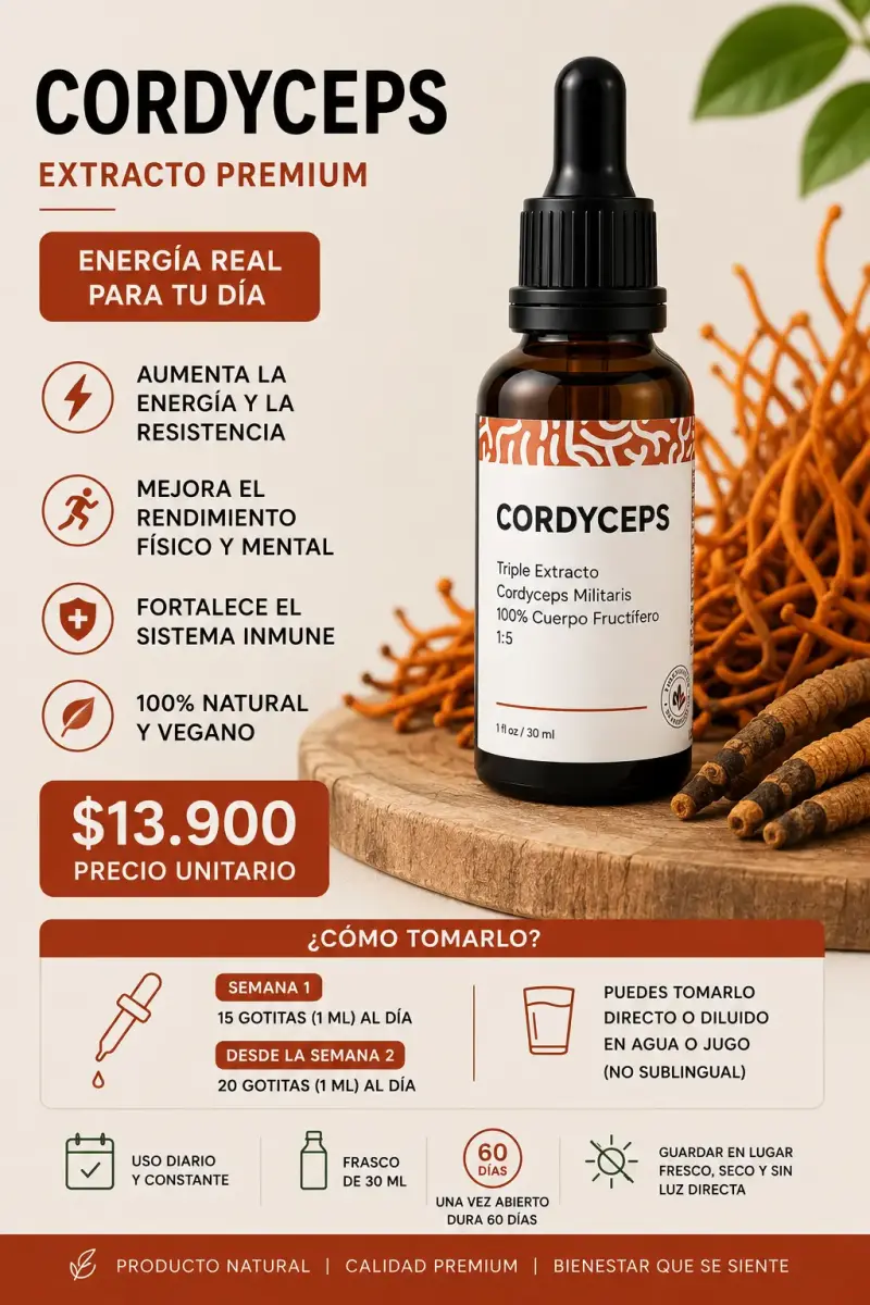 Extracto Premium de Melena de León y Cordyceps - 2