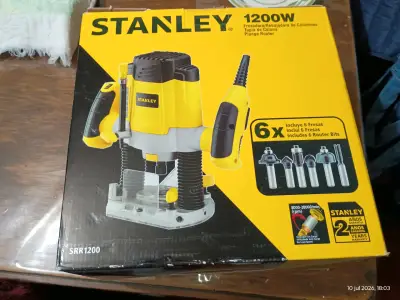 Fresadora Stanley 1200W con 6 Fresas - miniatura 1