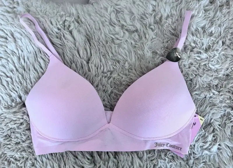 Sostén Juicy Couture rosa suave