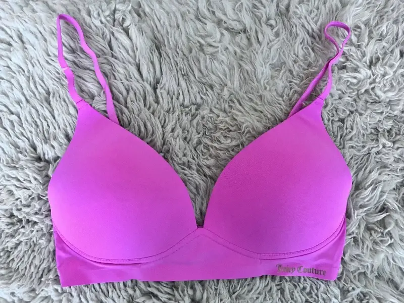 Sostén Juicy Couture morado sin costuras