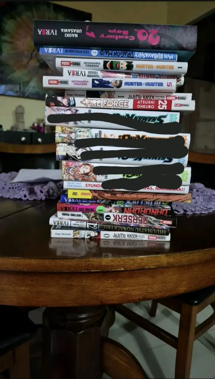 Colección de mangas variados en buen estado