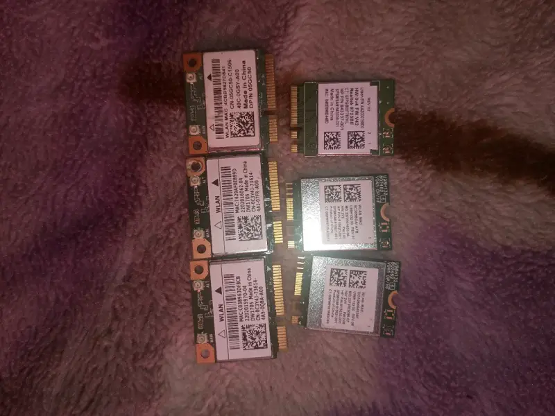 Lote de procesadores y tarjetas WLAN para repuesto - 3