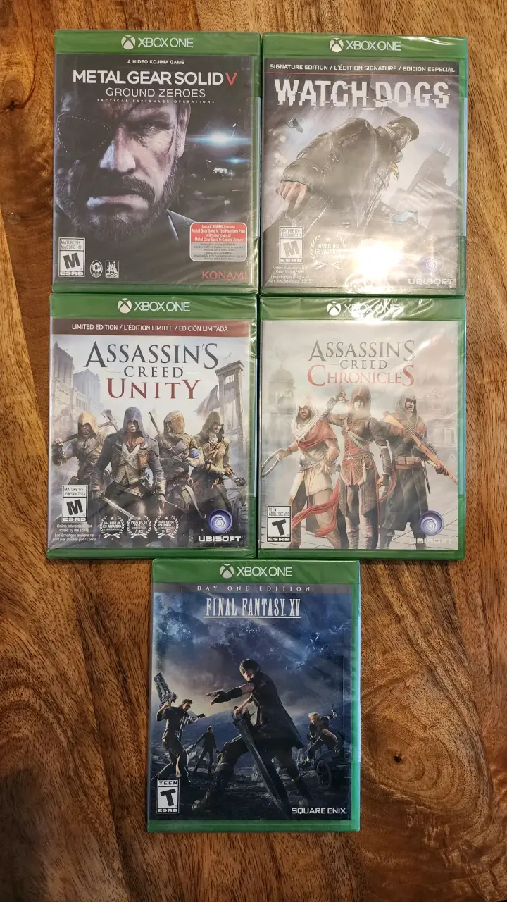 Juegos sellados Xbox One y Series X