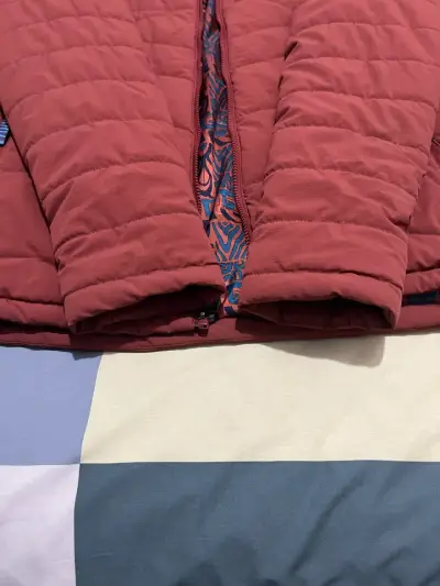 Chaqueta Haka Honu con gorro color terracota - miniatura 2