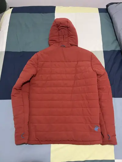 Chaqueta Haka Honu con gorro color terracota - miniatura 3