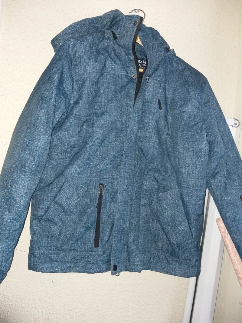 Chaqueta azul In Extenso Sports con capucha - 1