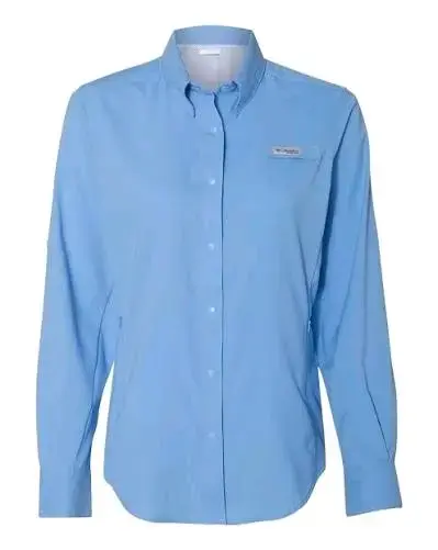 Camisa Columbia Omni-Shade azul para mujer - 2