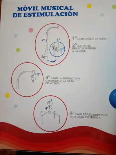 Móvil musical de estimulación para bebés - miniatura 3