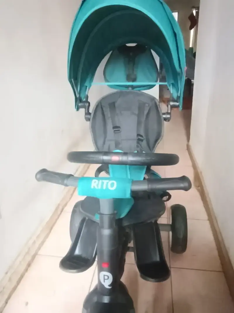 Triciclo Infanti Rito Eva Plus Turquesa - 3
