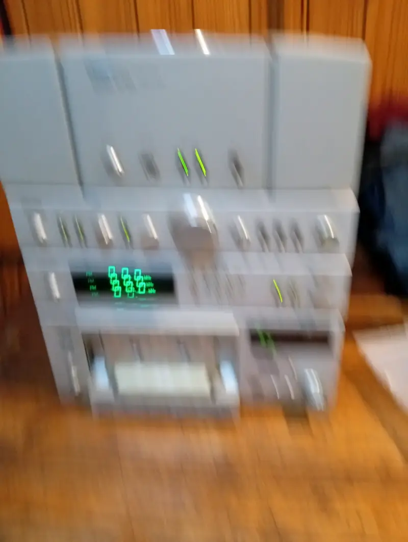 Amplificador estéreo Toshiba Aurex SC-M15 vintage - 1
