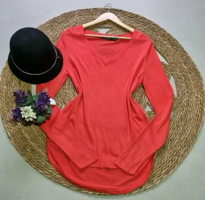 Suéter rojo de mujer Ralph Lauren - miniatura 1