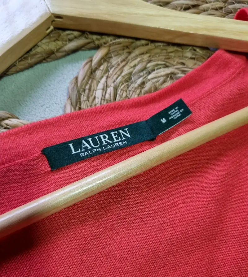 Suéter rojo de mujer Ralph Lauren - 3