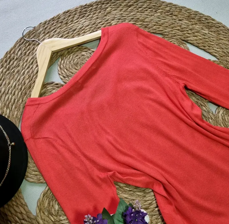 Suéter rojo de mujer Ralph Lauren - 4