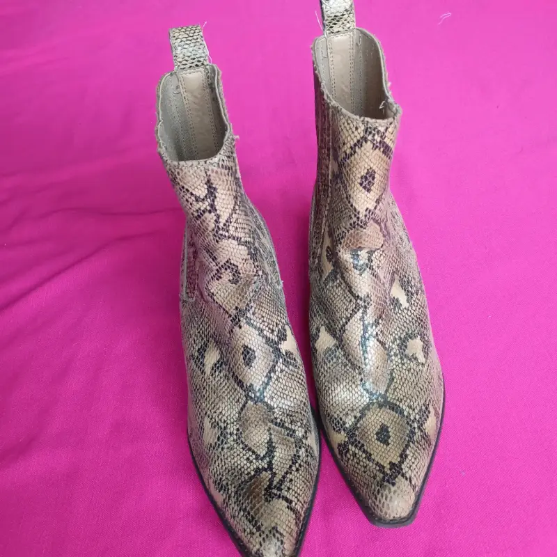 Botines de mujer con diseño de serpiente talla 40 - 2