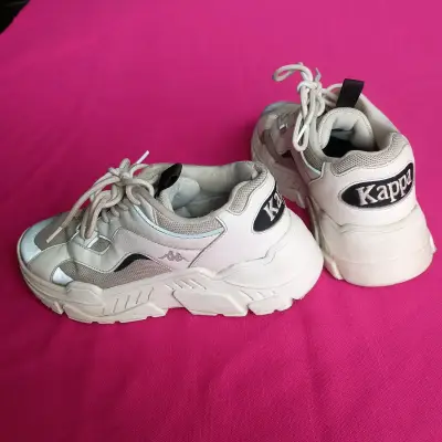 Zapatillas deportivas blancas Kappa para mujer - miniatura 2