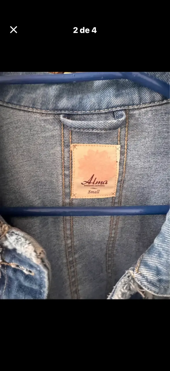 Chaqueta de mezclilla Alma con diseño desgastado - 3