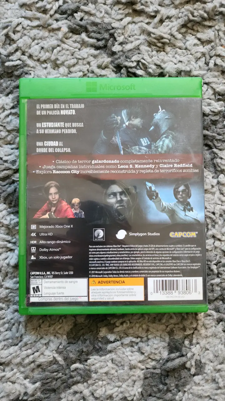 Juego Resident Evil 2 Xbox one y Series X - 2