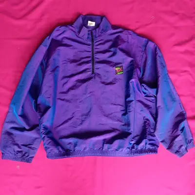 Cortaviento Morado Unisex con Cierre - miniatura 1