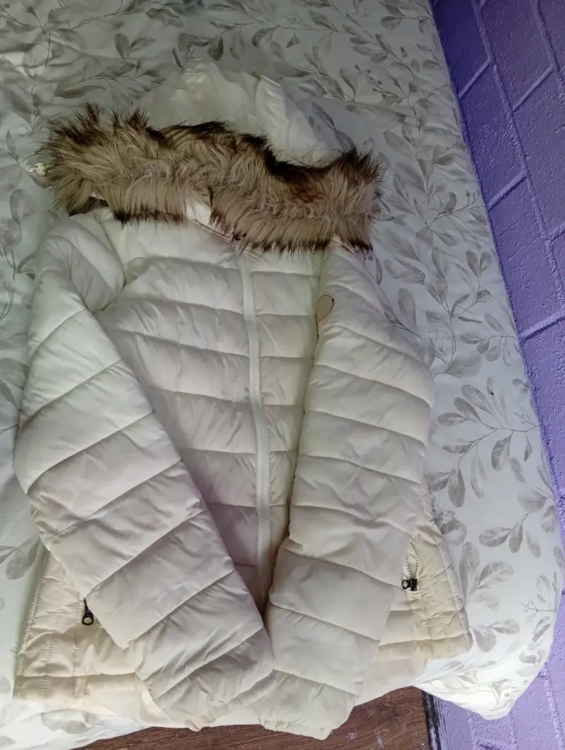 Chaqueta acolchada marrón para mujer - 2