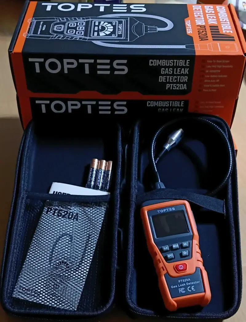 Detector de Fugas de Gas Combustible TopTes PT520A - 1