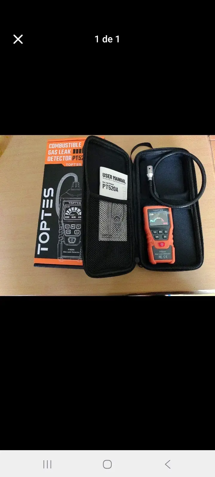 Detector de Fugas de Gas Combustible TopTes PT520A - 2