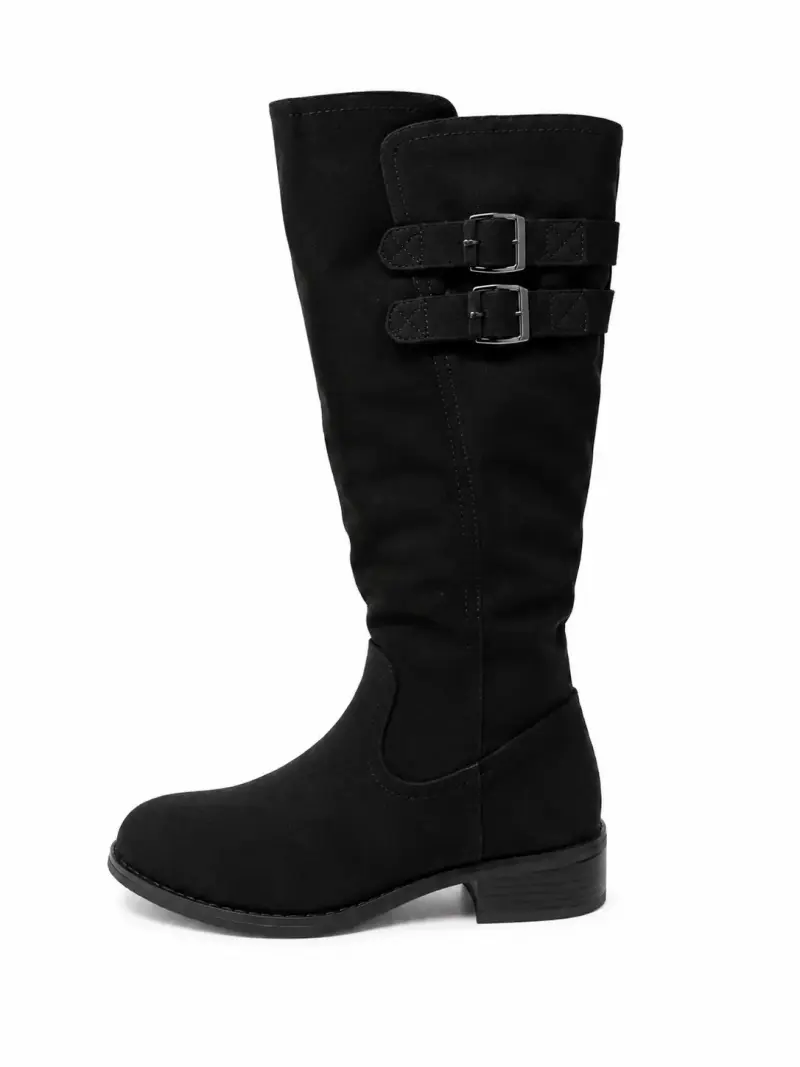 Botas negras de mujer con hebillas - 2