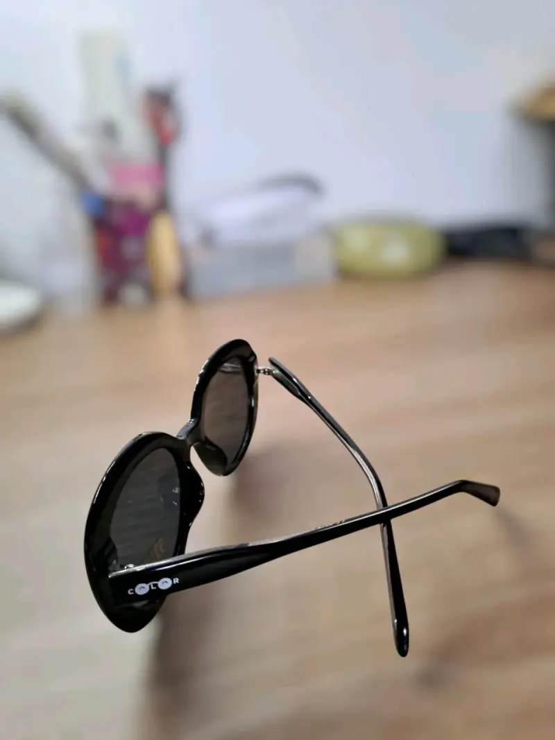 Lentes de Sol Redondas Negras Mujer. - 2