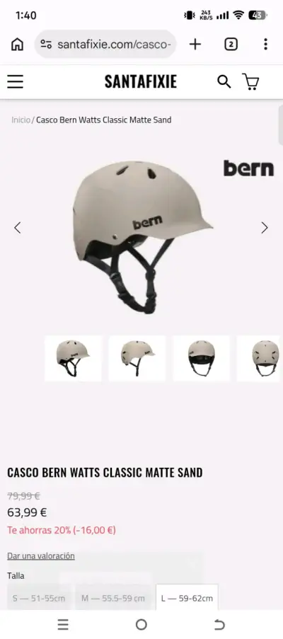 Casco Bern Watts Classic - miniatura 1