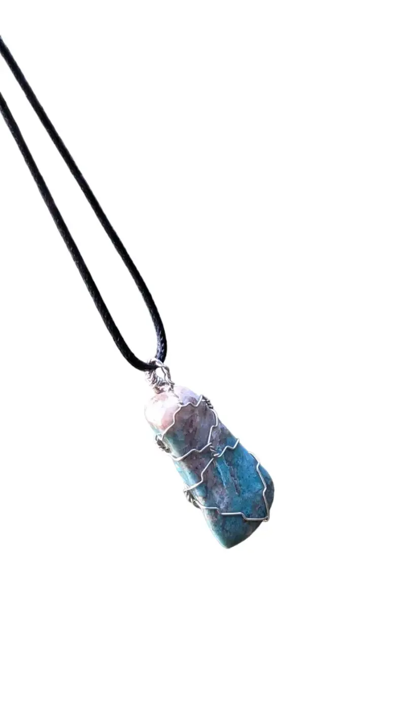 Collar con colgante de piedra natural - 2