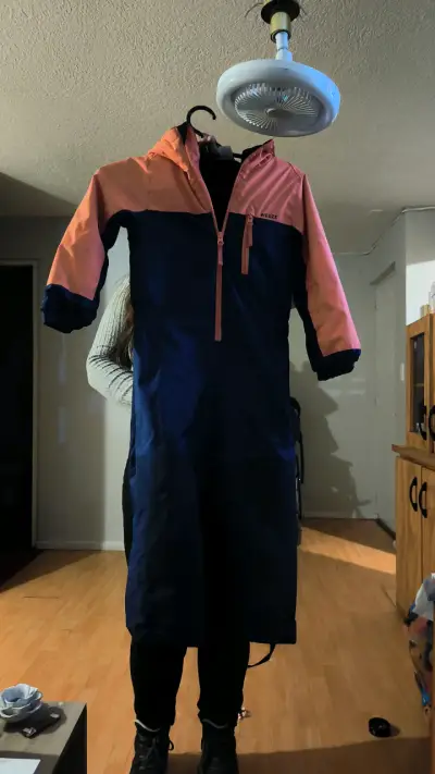 Traje de nieve infantil Wedze azul y naranjo - miniatura 1